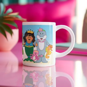 JollyKins Sjöjungfru Friends Två-Tonad Mugg
