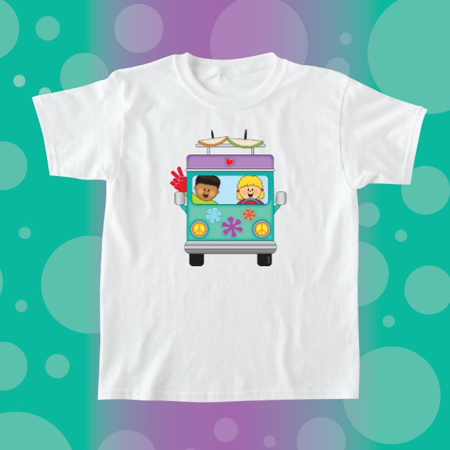 JollyKins Surfande Skåpbil T Shirt (Skapare uppladdad)