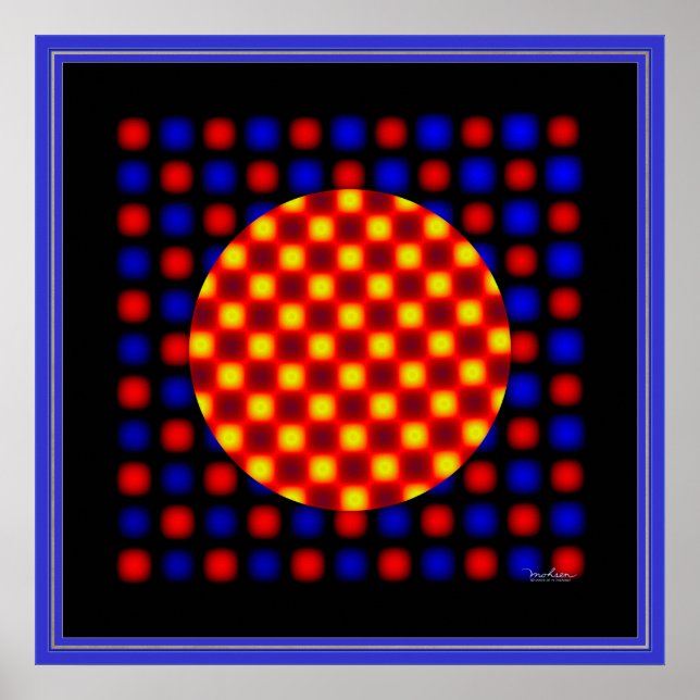 Jolting Jittering Optical Illusion Poster (Framsidan)