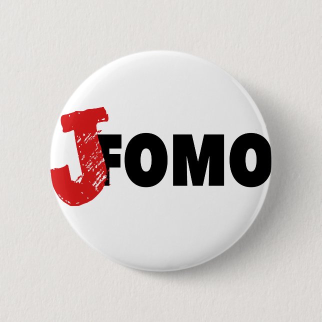 JOMO Glädjen Av Att Inte Vara Med långsamt liv bly Knapp (Framsida)