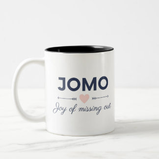 JOMO - Joy of missing out Två-Tonad Mugg
