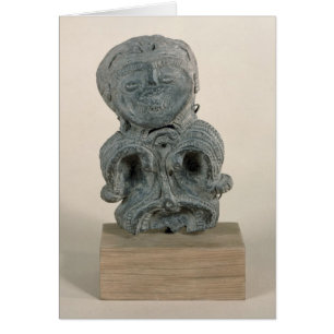 Jomon figurine hälsningskort