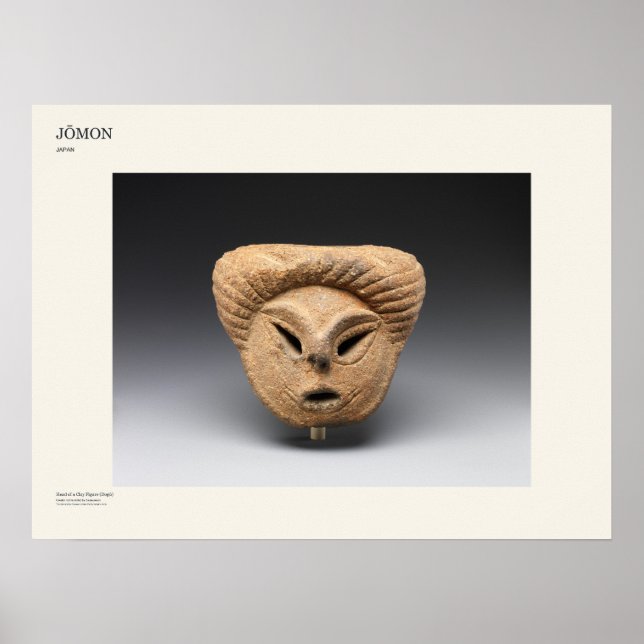 Jōmon Japan Konstaffisch Poster (Framsidan)