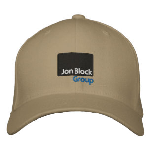 Jon-blockgruppen har broderat till kapp broderad keps