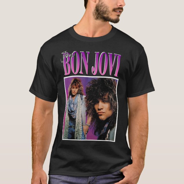 Jon Bon Jovi Classic T-Shirt (Framsida)