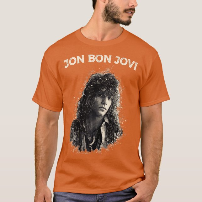 Jon Bon Jovi T Shirt (Framsida)
