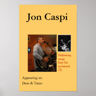 Jon Caspi - Poster prestanda