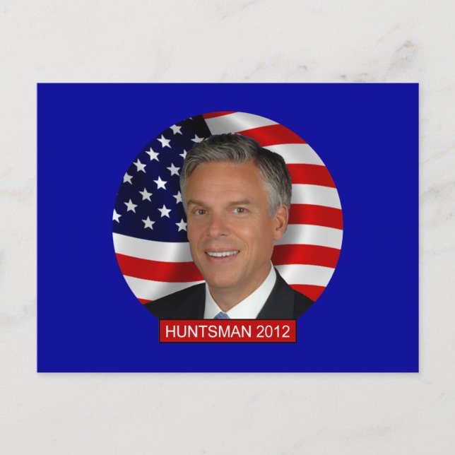 Jon Huntsman 2012 Vykort (Framsida)