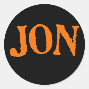 Jon Instant Costume Runt Klistermärke