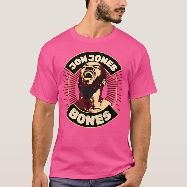 Jon Jones Bones T Shirt (Framsida)
