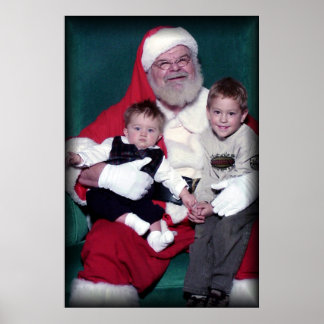 Jon logan med Santa Poster