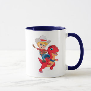 Jon och Blitz Dino Ranch Mugg