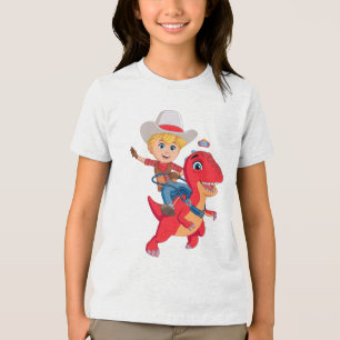 Jon och Blitz   Dino Ranch T Shirt