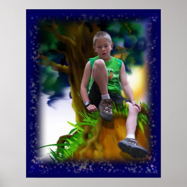 Jon On Cliff Poster (Framsidan)