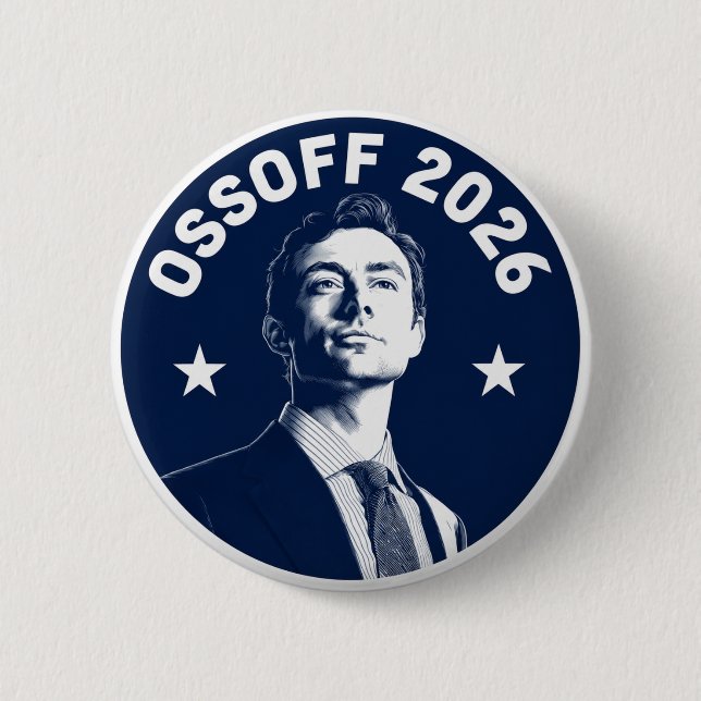 Jon Ossoff 2026 Knapp (Framsida)