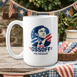 Jon Ossoff för president 2028 Kaffemugg