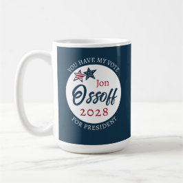 Jon Ossoff för president 2028 Kaffemugg