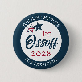 Jon Ossoff för president 2028 Knapp