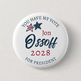 Jon Ossoff för president 2028 Knapp
