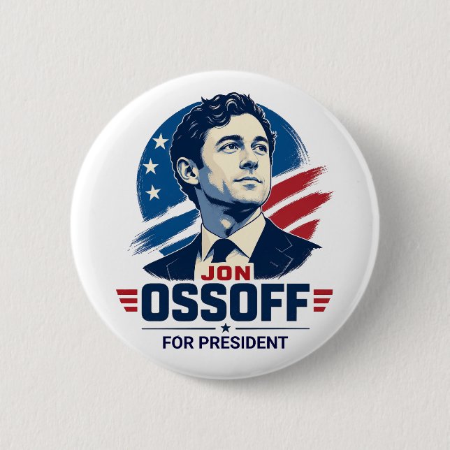 Jon Ossoff för president 2028   Knapp (Framsida)