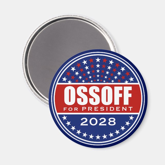 Jon Ossoff för president 2028 Magnet (Front/Back)