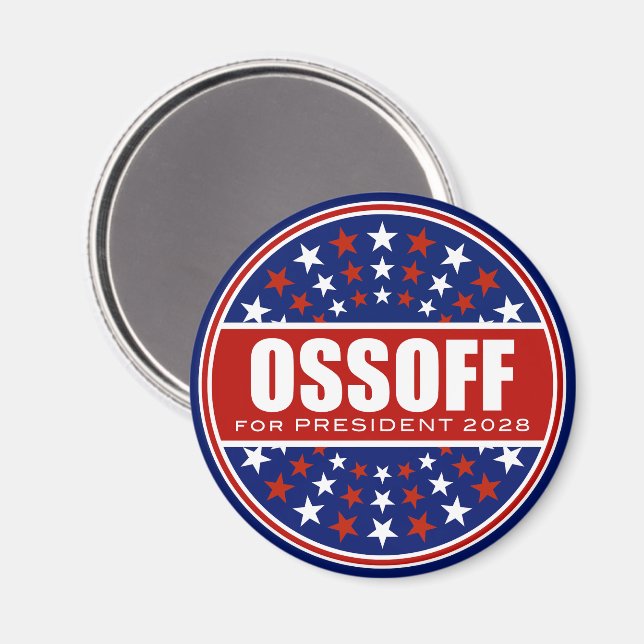 Jon Ossoff för president 2028 Magnet (Front/Back)