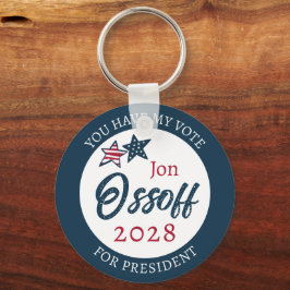Jon Ossoff för president 2028 Nyckelring