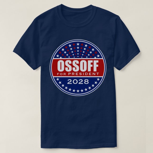 Jon Ossoff för president 2028 T Shirt (Design framsida)