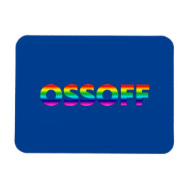Jon Ossoff Georgia Senate runoff pride lgbt blue Magnet