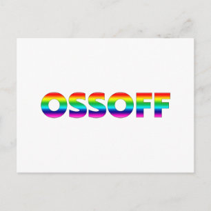 Jon Ossoff Georgia Senate runoff pride lgbtq lgbt Vykort