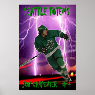 Jon snickare - Seattle Totems Poster