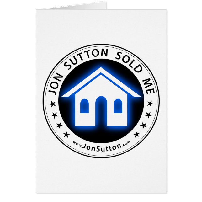 Jon Sutton Sold Me Hälsningskort (Framsidan)