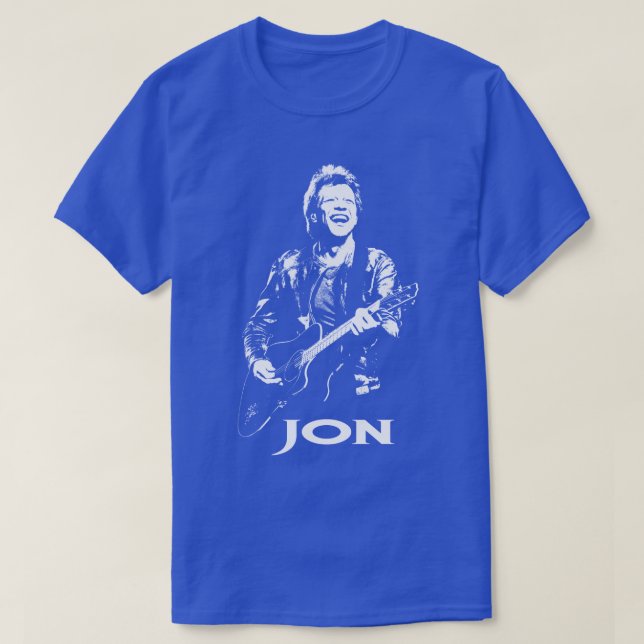 Jon the White Stencil2 T Shirt (Design framsida)