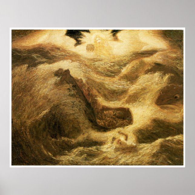 Jonah, 1885,Albert Pinkham Ryder Poster (Framsidan)