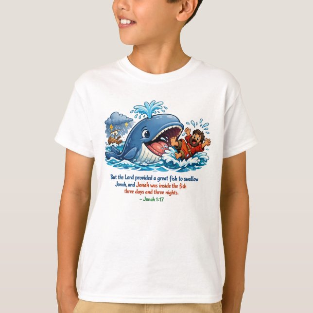 Jonah 1:17 t shirt (Framsida)