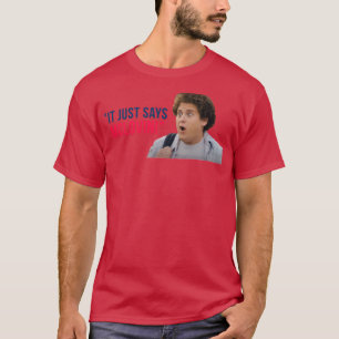 Jonah Backe Superbad säger McLovin T Shirt