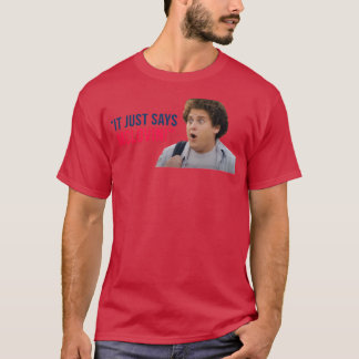 Jonah Backe Superbad säger McLovin T Shirt
