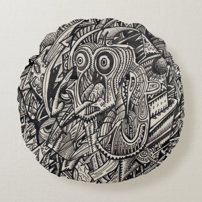 Jonah Complex Rund Kudde (Framsidan)