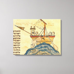 Jonah Eaten av Whale Canvastryck