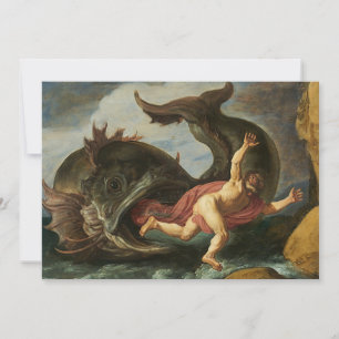 "Jonah och Whale"-anpassningsbarna inbjudningar