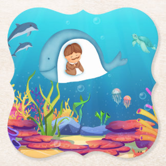 Jonah och Whale Kids Bracket Underlägg