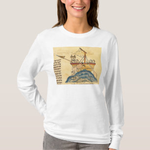 Jonah som ätas av val t shirt