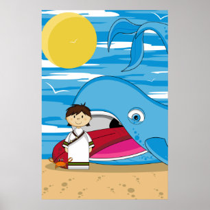 Jonah & Whale Poster