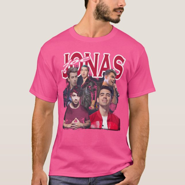 Jonas Brother Retro Collage T Shirt (Framsida)