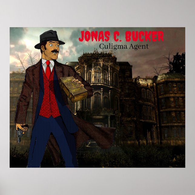 Jonas C. Bucker: Culigma Agent Poster (Framsidan)