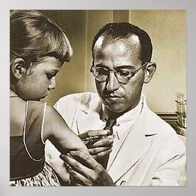Jonas E. Salk, M.D. Poster (Framsidan)