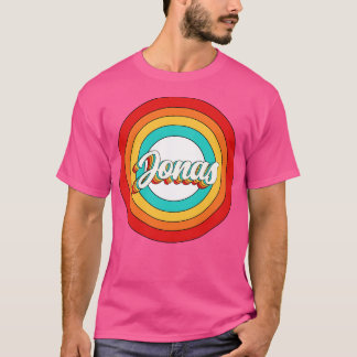 Jonas Namn Shirt Vintage Jonas Circle T Shirt