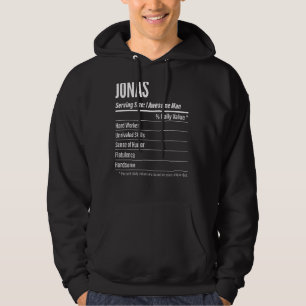 Jonas Serving Storlek Nutrition Label Calories Hoodie