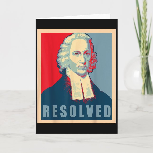 Jonathan Edwards avgjorde kalvinist reformerad Kort (Framsida)