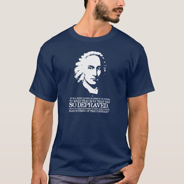 Jonathan Edwards citationsteckenT-tröja T-shirt (Framsida)